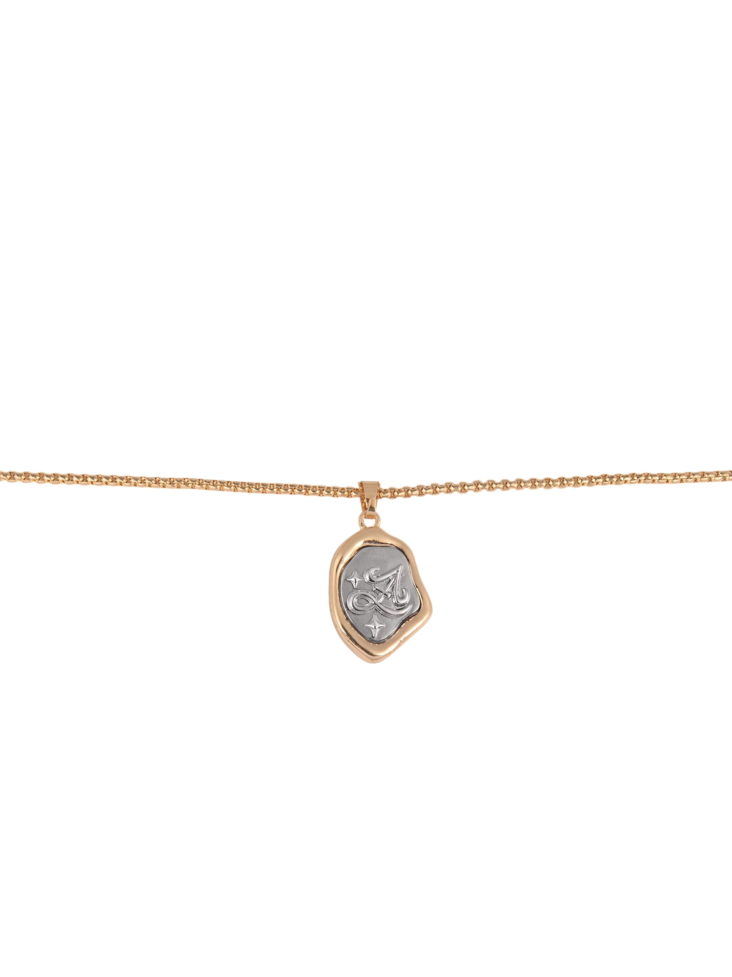 Time and Tru Goldtone Silvertone Reversible Pendant "Sagittarius" Necklace
