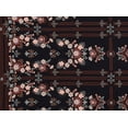 thumbnail image 2 of Zelouf Joanie Dbl Border On Lavish Hvy Brush Dty [D]  , Sewing, DIY, Crafts Fabric by the Yard, C1 Black/blush, 3 Yard, 2 of 2