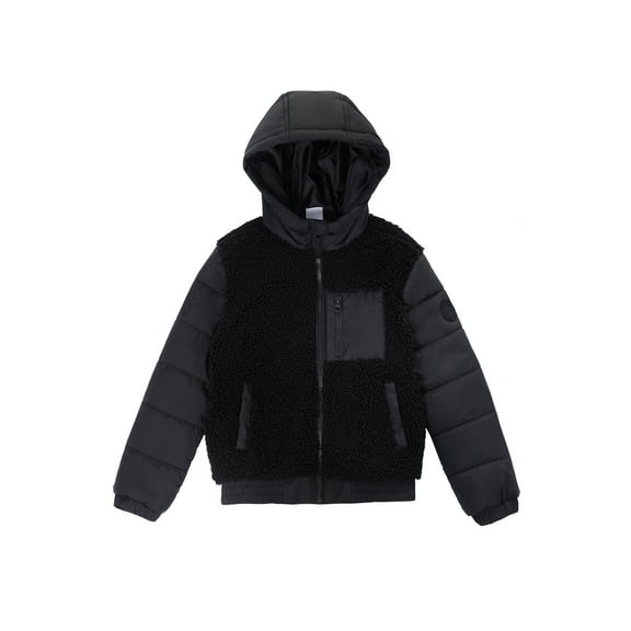 Rokka&Rolla Boys’ High Pile Fleece Bomber Jacket
