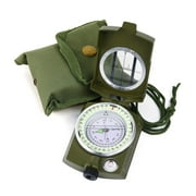 Sportneer Military Lensatic Sighting Compass with Carrying Bag, Waterproof and Shakeproof, Army Green