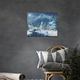 thumbnail image 2 of Give It To God And Go To Sleep Sign Wall Art Lake Mountain Pictures Wall Decor Christian Canvas Prints Posters Framed Artwork Paintings Home Decorations for Kitchen Living Room Bedroom 16"x12", 2 of 6