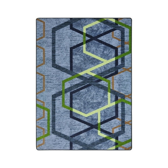 Joy Carpets First Take Double Helix Emerald 3'10" x 5'4"