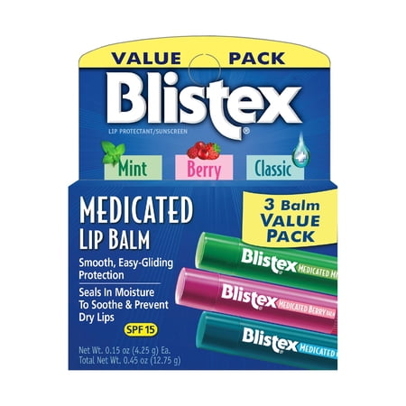 UPC 041388006635 product image for Blistex® Medicated SPF 15 Lip Balm Pack - 3ct | upcitemdb.com