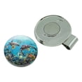 thumbnail image 4 of Ocean Coral Reef Sea Turtles Diving Golf Hat Clip With Magnetic Ball Marker, 4 of 7