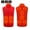 Red, variant on Lilgiuy Unisex Heated Vest Plus Size Heart Print Sleeveless Warm Jacket Solid Color Winter Coat with USB Heating Vest for Men Women