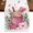 White Light Pink Dark Pink, variant on Table Runners 48 Inches Long Dress Scarves, Valentine's Day Farmhouse Kitchen Table Runner, Short Coffee Tablerunners, Ice Cream Love Rose Eucalyptus Leaves 13x48 Inch