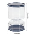 thumbnail image 5 of Joernso Hourglass Pickle Jar Pickle Juice Separator Food Grade BPA Free Leak-proof Airtight Pickle Organizer Jar Pickle Storage Strainer, 5 of 8