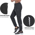 thumbnail image 2 of FEDTOSING Men's Joggers Pants Running Workout Athletic Quick Dry Tapered Pant Black,up to Size 3XL, 2 of 6
