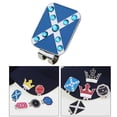 thumbnail image 4 of Marcadores de Pelotas de Golf Zulema Clip de Sombrero Desmontable Cuadrilátero Azul, 4 of 8