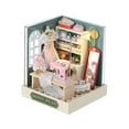thumbnail image 2 of TISHITA Bricolage Maison de Poupée Miniature en Bois Modèle de Maison de Poupée en Bois pour Enfants Adultes Amis Studio, 2 of 8