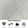 thumbnail image 6 of Gymax 16FT Replacement Trampoline Safety Enclosure Net w/ Zipper & Buckle for 6 Poles, 6 of 10