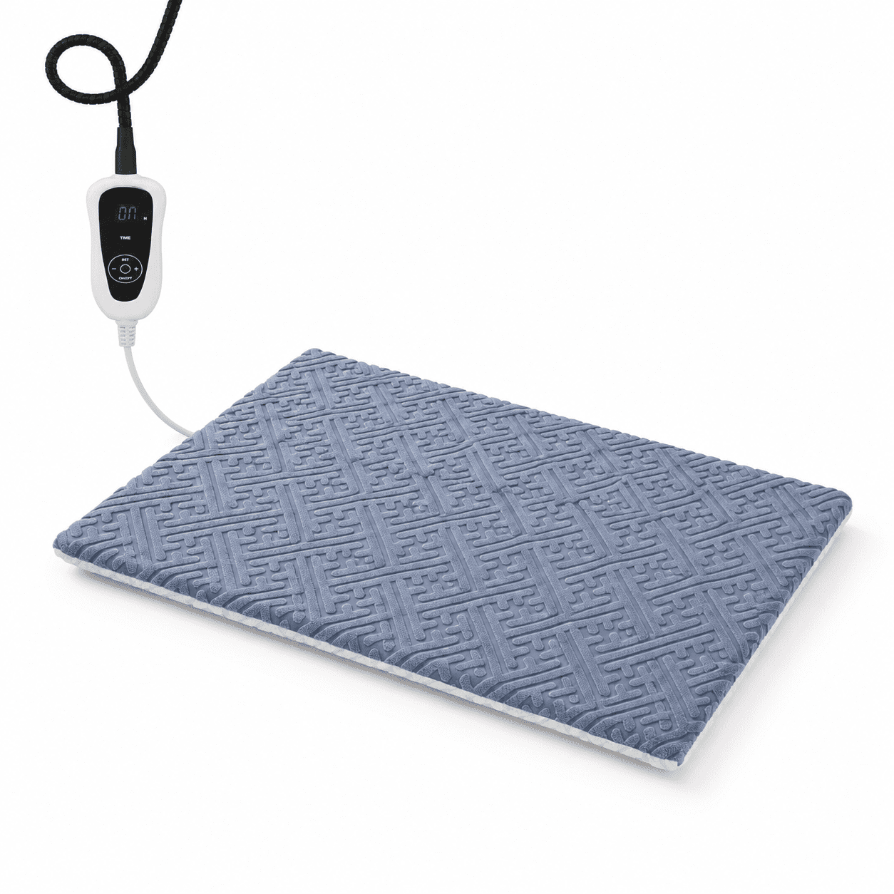 XXXL: 35 x 24 Heated Pet Bed Pad with 11 Temp & 25 Timer Settings