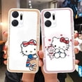 thumbnail image 4 of Funda de teléfono para Huawei Honor X7A honor x7a Girl, bonita funda de silicona con estampado de dibujos animados anticaída, Cinnamoroll Kuromi, Hello Kitty, 4 of 5