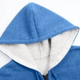 thumbnail image 5 of Xaqiouau Womens Sherpa Lined Zip Up Hoodie Thick Fleece Hooded Sweatshirt with Multiple Pockets Warm Casual Jacket for Fall Winter Daily Wear, 5 of 9