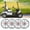 Silver, variant on PIT66 10" 4PCS Chrome Black Wheel Cover Hub Caps Golf Cart Fit for Yamaha/EZGO Club Car