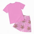 thumbnail image 6 of HCNTES Toddler Girls Boys Short Sleeved Shorts Outfit Set Fashionable Pullover Independence Day Children Summer Suit for Kids 1T 2T 3T 4T(L04-Sky Blue,18-24 Months), 6 of 6