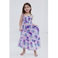 thumbnail image 3 of Disney Lilo & Stitch Smocked Maxi Dress Little Kid to Big, 3 of 5