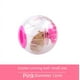 thumbnail image 4 of Suministros de juguetes para hámster, pelota de ratón, oso dorado, pelota de cristal para correr, pelota rodante, pelota deportiva, rueda, pelota para correr de 12 cm sin marco, 4 of 4