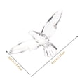 thumbnail image 4 of 3pcs Ceiling Hanging Bird Decoration Transparent Simulated Flying Birds Ornament Acrylic Bird Statue, 4 of 8