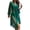 Green, variant on Njagoc3 Women's Long Sleeve Sheer Robe Set - Solid Color, Elegant Style, Nightwear & Special Occasion Wear