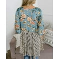 thumbnail image 3 of Sherrylily Women Floral Cardigans 3/4 Ruffle Sleeve Lightweight Flowy Boho Tie Loose Cover Ups, 3 of 4