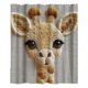 thumbnail image 1 of Yhmxh Decoración del baño Cortina de ducha con estampado de bordado falso, sin perforaciones, impermeable, especial para baño, resistente al agua y al moho. Gabinete de almacenamiento de baño, 1 of 5