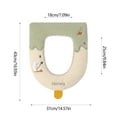 thumbnail image 3 of xaoyunyn Soft Comfortable Toilet Seat Cover Thickened Furry Cushion for Warm Hygienic Winter Use,Easy to Clean and Install,Stable Bathroom Accessory, 3 of 6