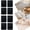 B, variant on 8 PCS Grippers of Rug Pad, Non-Slip Carpet Gripper for Hardwood Floors and Tile, Reusable and Washable Area Carpet Tape, Double-Sided Adhesive Pads, Keeps Corners Flat, 6*8cm