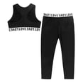 thumbnail image 4 of MSemis Kids Girls Two-Piece Gymnastics Tracksuit Dance Outfit, 4 of 7