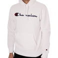 thumbnail image 4 of Champion Script Logo Embroidery Pullover Hoodie, White, 4 of 5