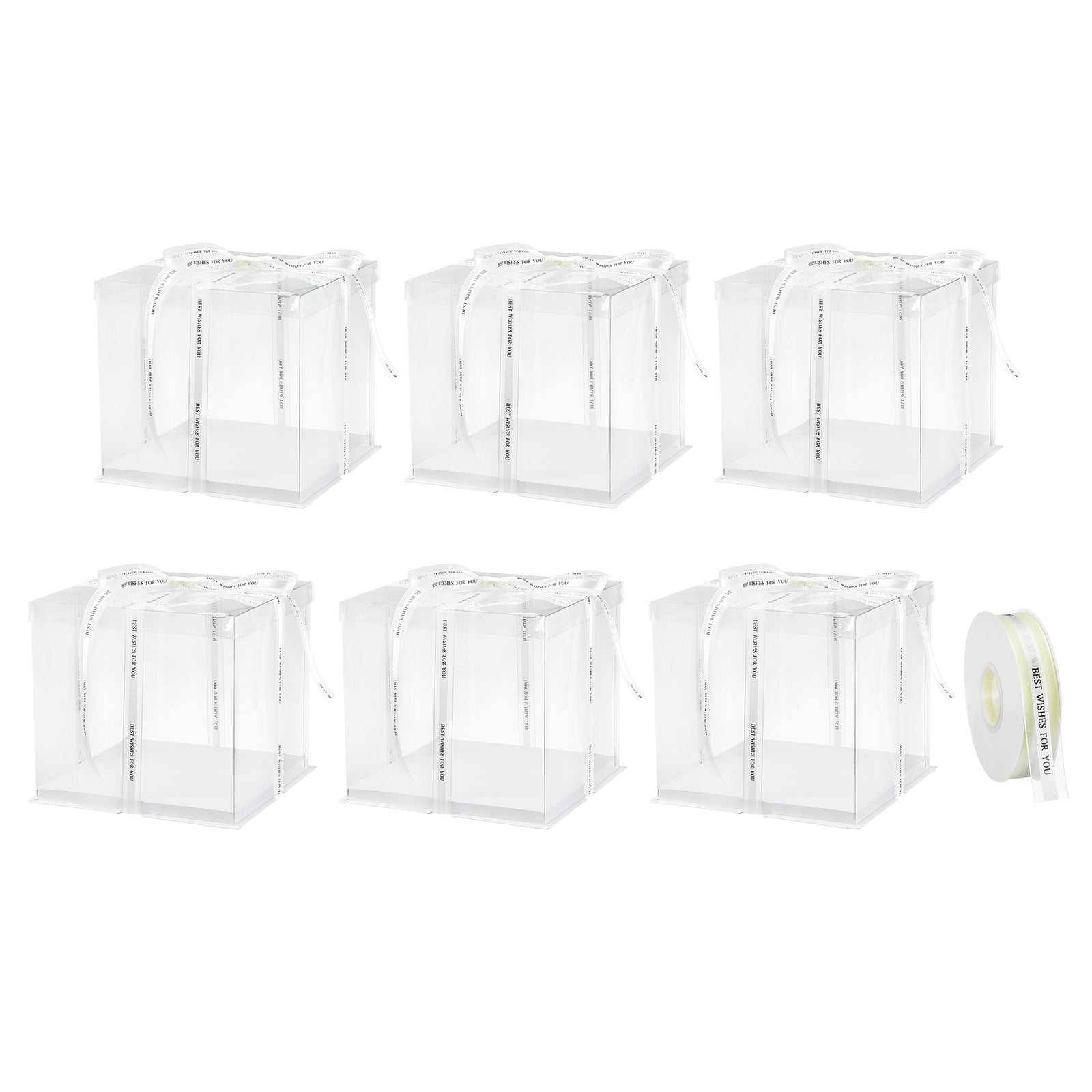 Boîte à gâteaux transparente, boîtes en plastique et emballage