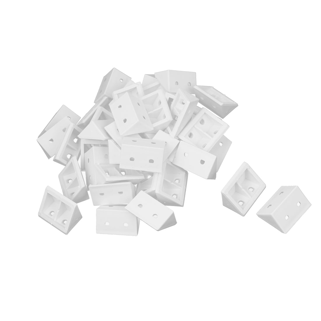 Uxcell Plastic Shelf Door Right Angle Corner Brace Bracket