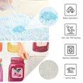 thumbnail image 3 of Yayeee Bath Rug for Bathroom Floor Non Slip Rectangle Fluffy Soft Absorbent Mat, 16"x24", Colorful Jam, 3 of 7