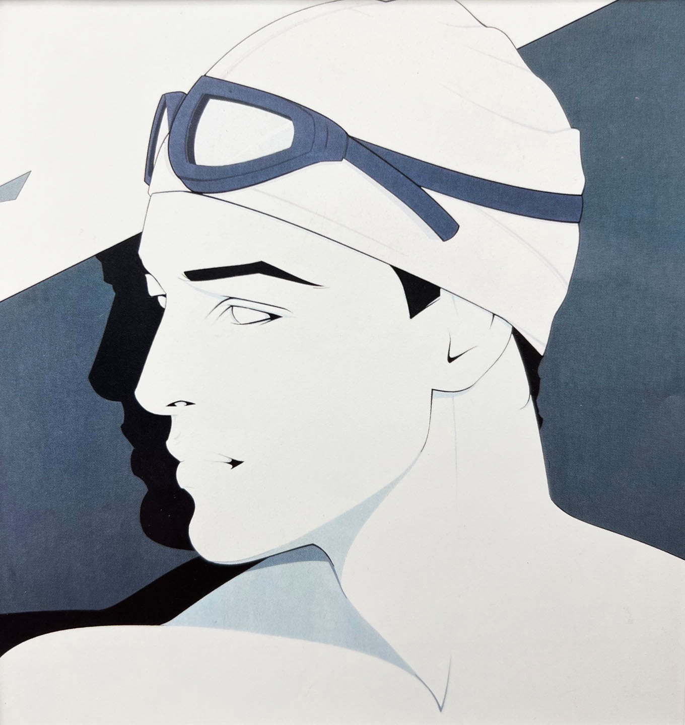 Patrick Nagel and serigraph all ナーゲル⁄ポスター SWIMMERS 1979年