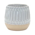 thumbnail image 2 of Melrose International LLC Vase (Set of 2) 3.5"D x 4.25"H, 4.75"D x 5"H Porcelain, 2 of 3