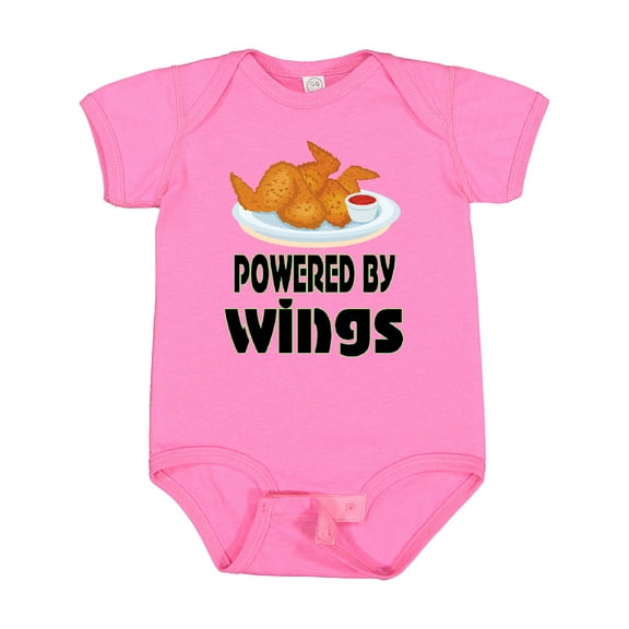 Inktastic Funny Chicken Wings Lover Boys or Girls Baby Bodysuit