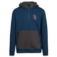 thumbnail image 2 of Men's Levelwear Navy Los Angeles Angels Chicane Core Logo Quarter-Zip Pullover Hoodie, 2 of 3