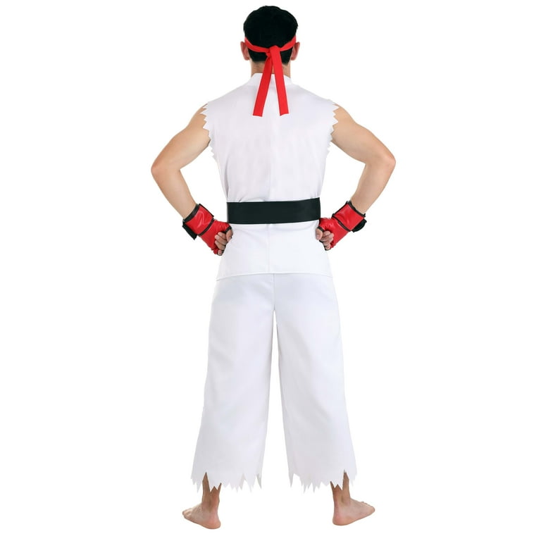 Street Fighter Ryu 5 Piece Costume Set - White, Fashion Nova, Mens  Costumes