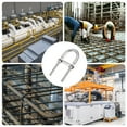 thumbnail image 4 of LIFKOME 2Pcs Stainless U Bolts Marine for Trailer and Boat Equipment 10X4.5X1.5in, 4 of 8