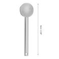 thumbnail image 4 of Unique Bargains 2 Pcs Mini Makeup Cosmetic Spoon Hangable Round Facial Mask Spatula Silver Tone, 4 of 6