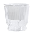 thumbnail image 1 of Self Watering Plant Pot Plastic Flower Pot with Water Reservoir Wick Ropes Modern Indoor Planter for Home Office Desktop, 1 of 8