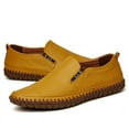 thumbnail image 5 of Big Size Men's Casual Loafers Slip On Leather Shoes Lightweight Driving Shoes Moccasins Classic Penny Loafer Flats Boat Shoes, 5 of 10
