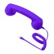 thumbnail image 2 of Auricular de teléfono retro, receptor de teléfono para teléfono móvil, todos los smartphones, reuniones Púrpura, 2 of 9