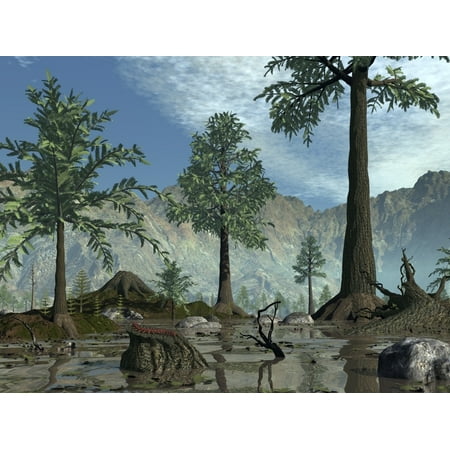 Devonian period animals image