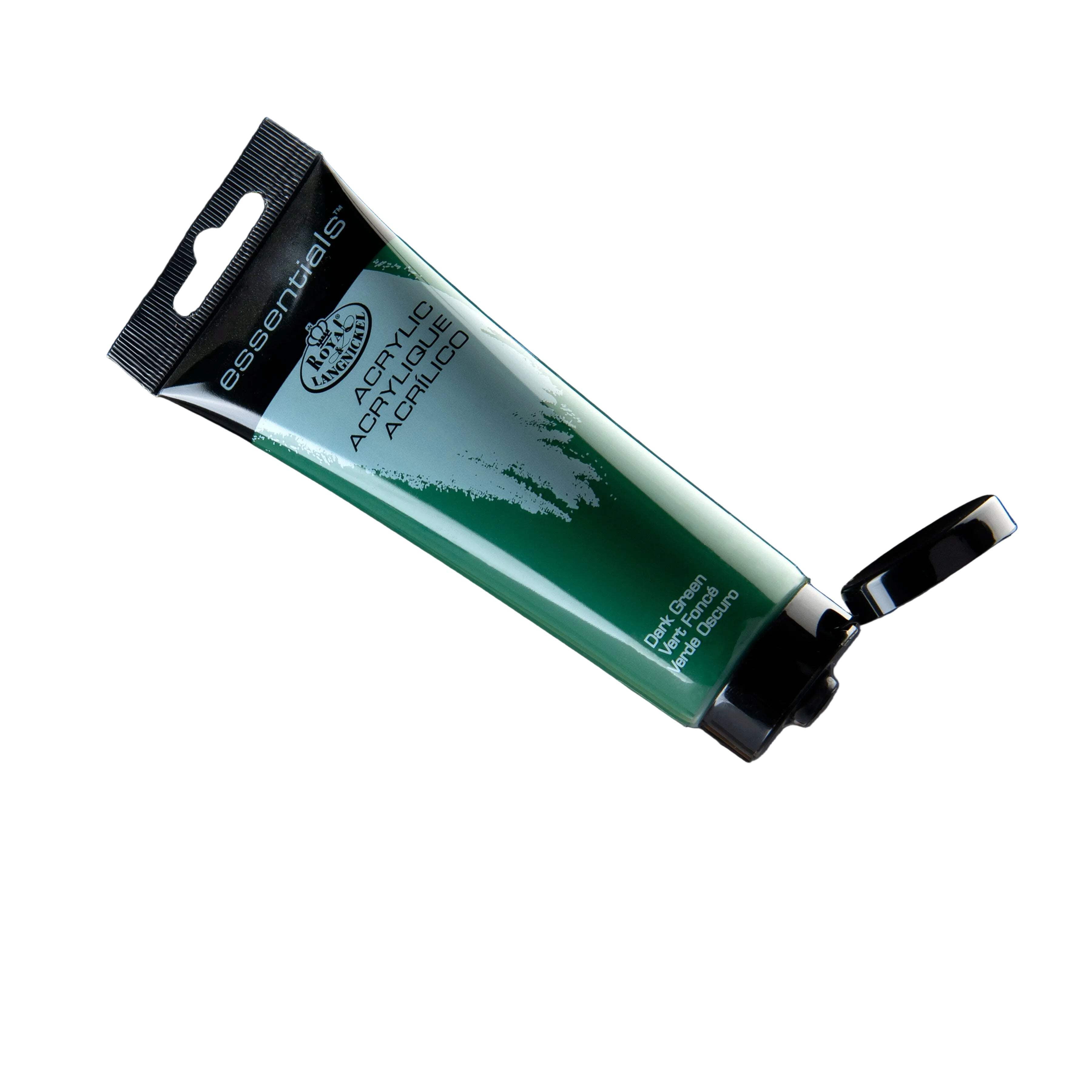 (4 pack) Royal & Langnickel Essentials 120ml Dark Green Artist Acrylic Paint