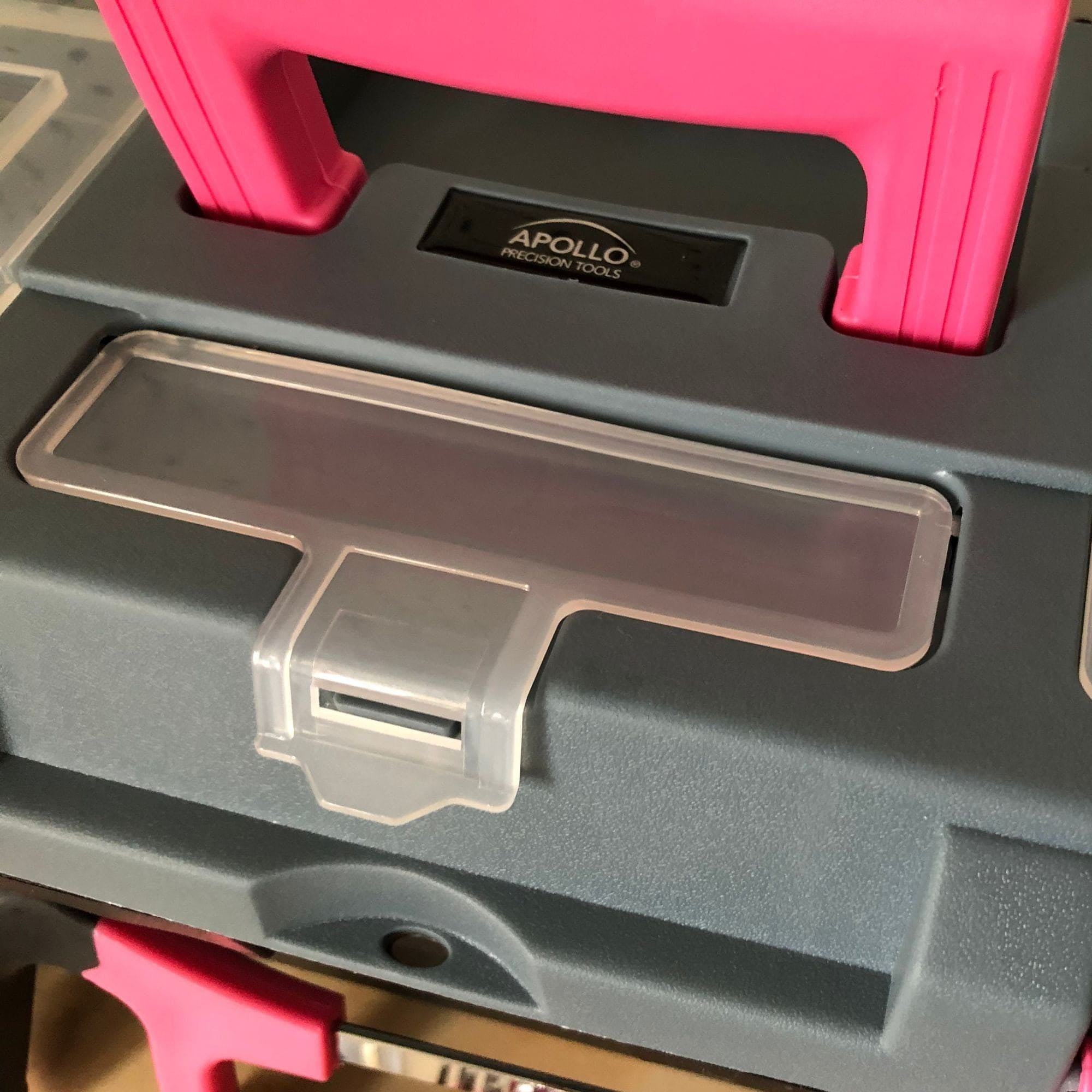 Apollo Tools Pink 170 Piece Household Tool Kit with New and Improved Tool Box - DT7103P