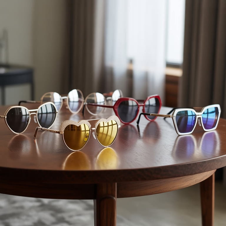 Trendy Leopard Print Square Sunglasses - Gradient Brown Lens  display picture 2