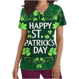 lcziwo-2025-happy-st-patrick-s-day-scrub-tops-for-women-short-sleeve