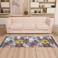 thumbnail image 2 of Yayeee Runner Rug for Bedroom 2'x6' Machine Washable Hallway Non Slip Mat, Colorful Flowers, 2 of 8