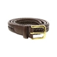 thumbnail image 2 of Fossil Mens Maddox Braided Belt, Brown, 34, 2 of 3